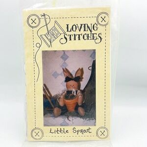 Loving Stiches Little Sprout Fabric Bunny Pattern 1996
